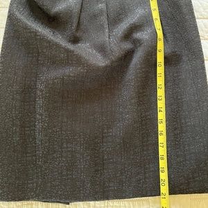 Banana Republic Black Pencil Skirt and Matching Velour Top